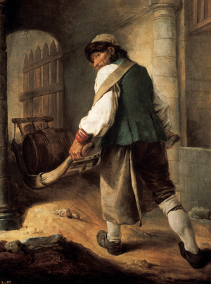 A Villager, 1756 (oil on canvas)
