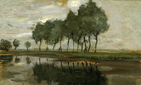 Landscape of trees near Gein, 1907 (Painting)