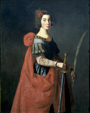 Saint Catherine of Alexandria. C. 1636 (oil on canvas)