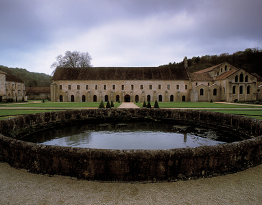 Cistercian Abbey of Fontenay, Marmagne, Cote d'or, Bourgogne, France (photo)
