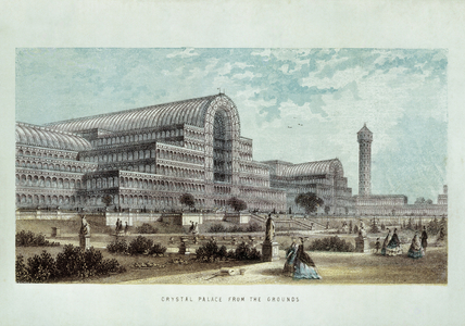 Crystal Palace in London built for the Universal Exhibition of 1851.