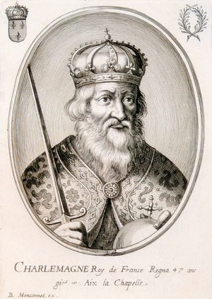 Charlemagne, engraving