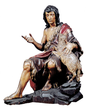 Jean baptiste, 1634 (wooden sculpture)