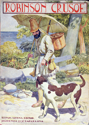 Robinson Crusoe,  1931 (book cover)