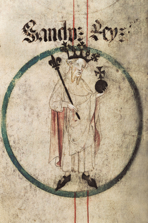 Gothic art: portrait of Sancho I Ramirez (Sancho Ramirez of Aragon) (ca. 1042-1094), king of Aragon and Navarra.