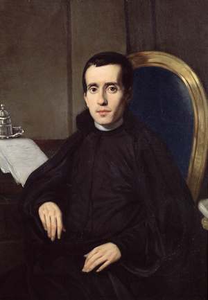 Portrait of Jacques Balmes i Urpia (or Jaime (Jaume) Balmes, 1810-1848), Spanish philosopher and priest.