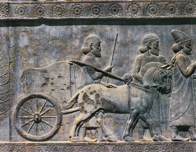 Bas-relief, Persian art, 6th century
