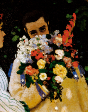 Women in the Garden, detail, 1866-1867 (oil on canvas)