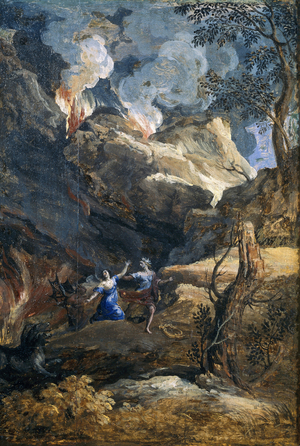 Orpheus and Eurydice, 1648 (oil on canvas)
