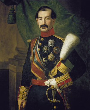 Portrait of Manuel Pavia y Lacy (1814-1896), Spanish military and political figure, Anonymous painting (oil on canvas)