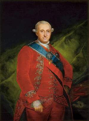 Portrait of Charles IV of Bourbon, c.1789 (oil on canvas)