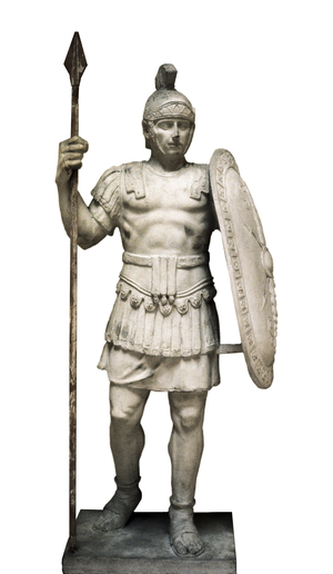 sculpture of a Pretorian guard