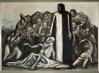 The Raising of Lazarus, 1943 (mixed media on canvas)