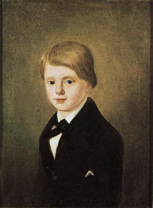 Portrait of young Emilio CASTELAR (1832-1899), 19th century (painting)