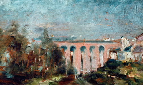 Castelviel viaduct in Albi, 1880 (oil on canvas)