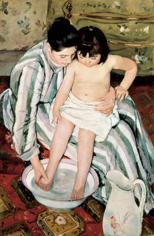 The Child's Bath, 1893 (oil on canvas)