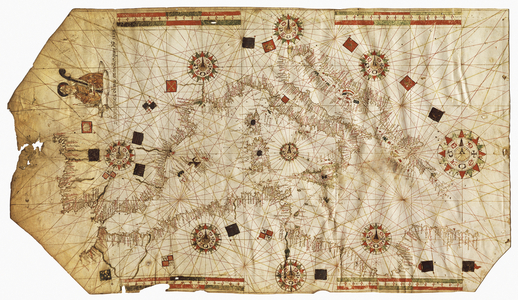 Portulario del Mediterraneo, 1538 (vellum)
