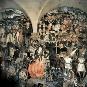The History of Mexico (México a través de los siglos), 1929-1935 (fresco)