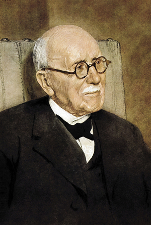 Portrait of Edouard Branly, French physicist and inventor (Painting)