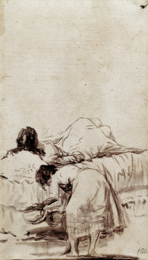 The Afternoon Nap (ink on paper)