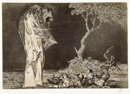 Disparate de miedo or Fearful folly,  1815-1819 (engraving)
