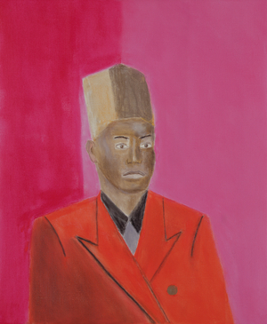 Boy with Red Jacket, 2000 (oil on canvas)