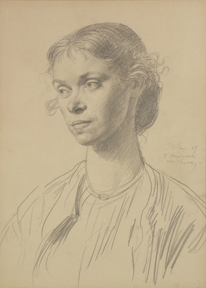 Mrs Ambrose McEvoy (pencil on paper)