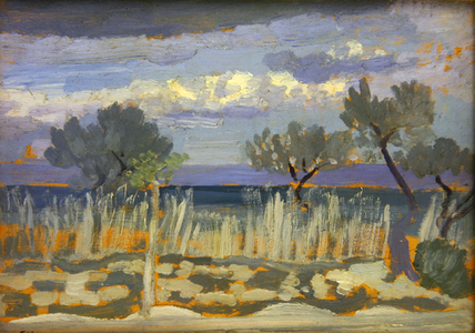 The Olives- Provencal study, 1910 (oil on panel)
