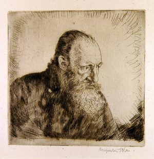 Old Scott, 1906 (etching)