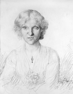 Louise Bishop, 1903 (pencil on paper)