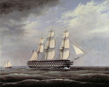 U.S.S. Pennsylvania (oil on canvas)