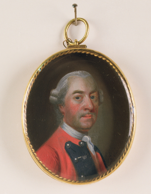 Miniature portrait of Sir John St. Clair