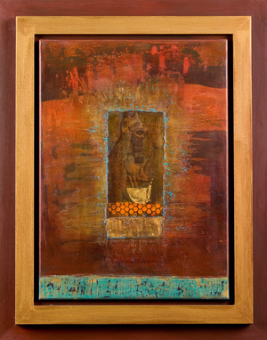 Fish god, Nimroud I, 2004 (acrylic on canvas)