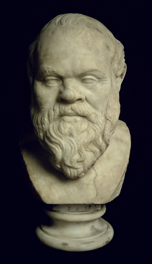 Bust of Socrates (marble)