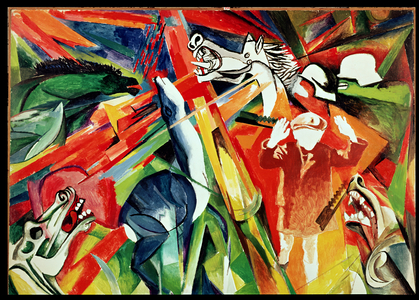 The Triumph of War, 1966 (oil on canvas)