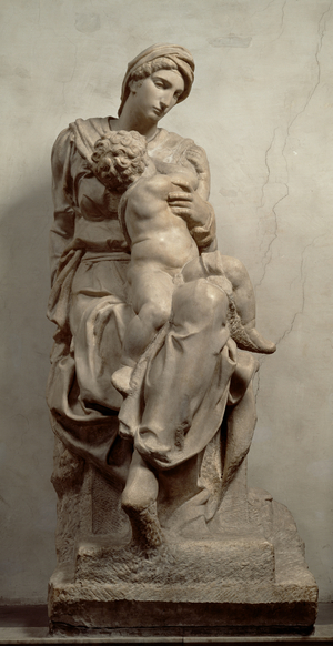 The Virgin and Child (marble) (see also 63079)