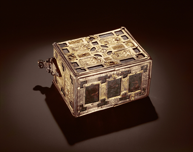 Book-Shrine or Cumdach of Molaise, c.1001-25 (bronze plated with silver)