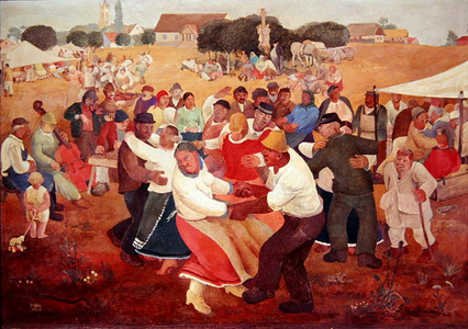 Pilgrimage to Molva, 1930 (oil on canvas)