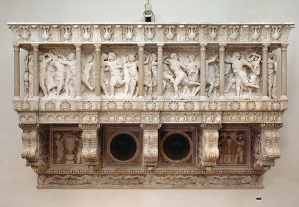 Cantoria, c.1433-38 (marble and glass mosaic)