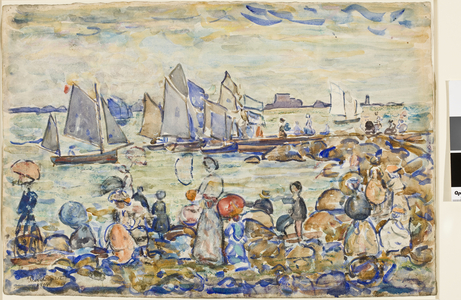 Le Port, St. Malo, Brittany, 1909 (w/c)
