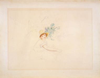 Madame Renoir in a Boat, 1884-86 (pencil & watercolour on paper)