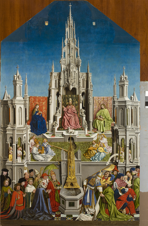 The Fountain of Life (oil on panel)