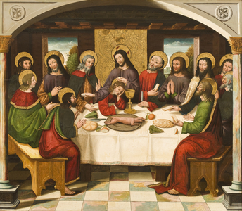 The Last Supper, c.1525 (oil on panel)