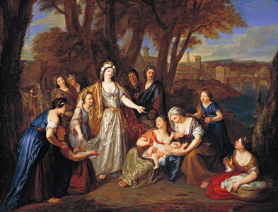 The Finding of Moses, before 1699 (oil on canvas)