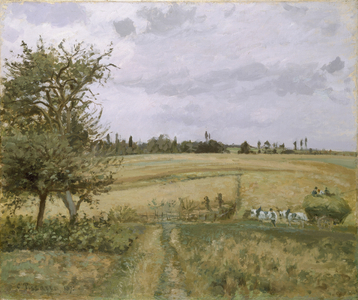 Landscape at Pontoise, 19th century (oil on canvas)