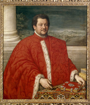 Portrait of a Procurator of St. Mark (oil on canvas)