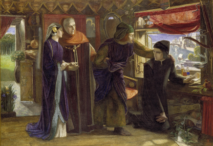 The First Anniversary of the Death of Beatrice, 1853-54 (w/c on paper)