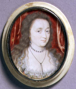 Portrait Miniature of Lady Cecilia Neville, c.1615-20 (w/c on vellum)