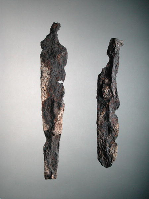 Spearheads, from a grave at Dalboki, Bulgaria (iron) 88;princely burial; near Stara Zagora;