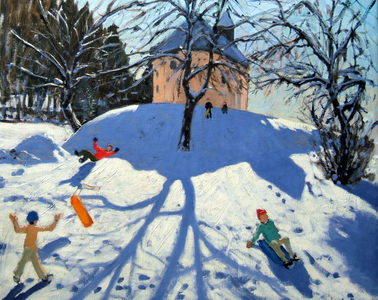 Les Gets (oil on canvas)